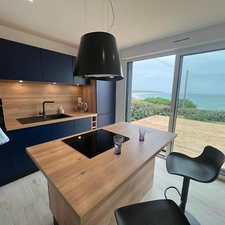 Villa Le Bruit Des Vagues Les Pieux Exterior foto